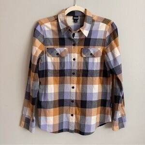 Patagonia Fjord Flannel Shirt Buffalo Check Women’s XS 100% Organic Cotton